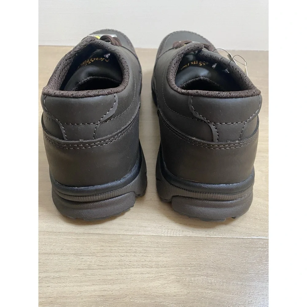 NWT NAUTILUS Safety Footwear N1645 Steel Toe Lace Up Brown Men's Size 12‎